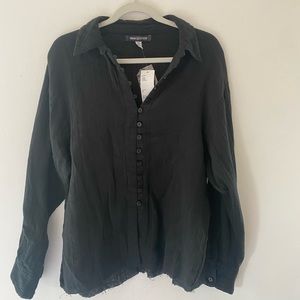 Urban outfitters black long sleeve top